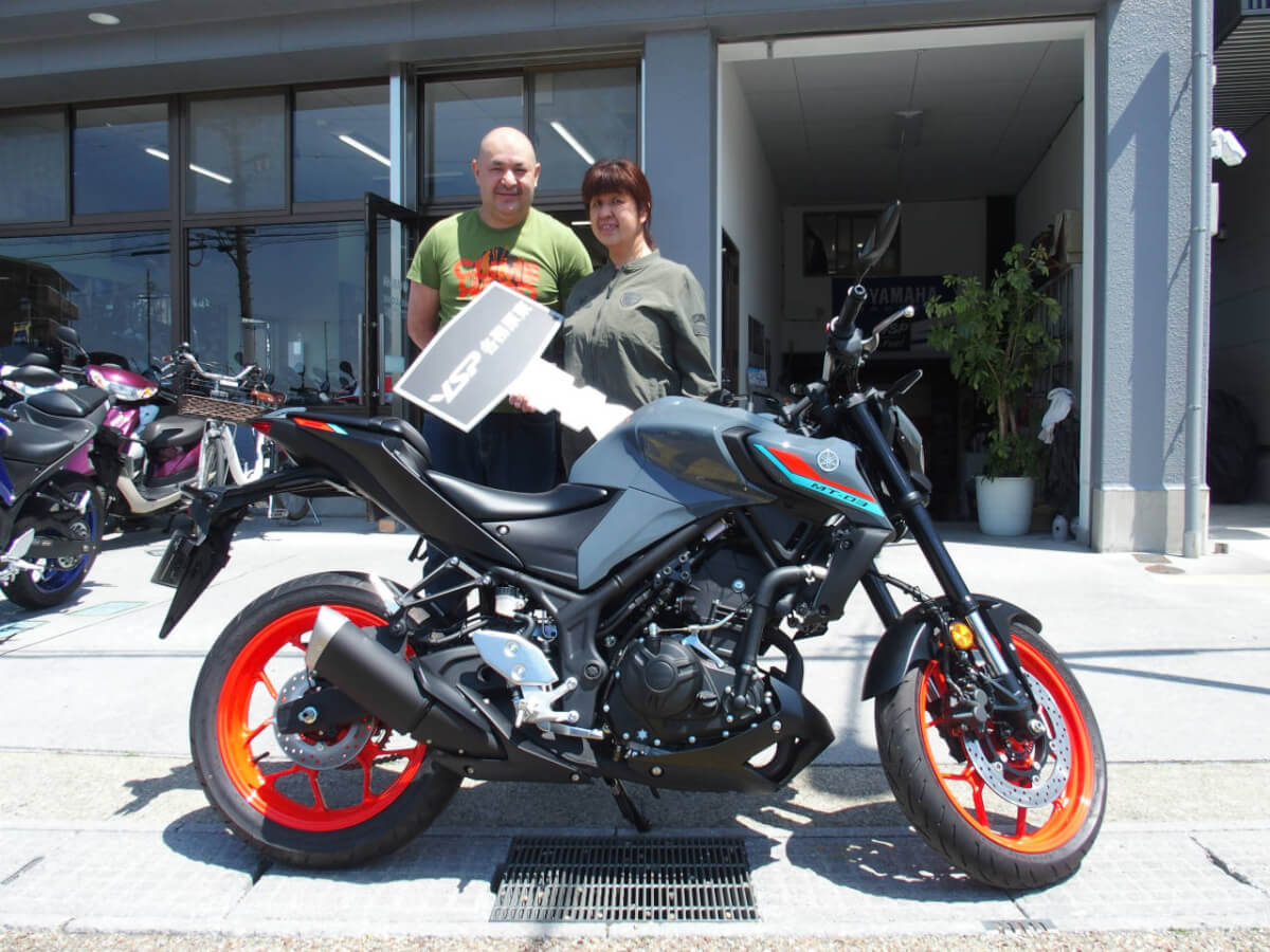 MT-03納車おめでとうございます