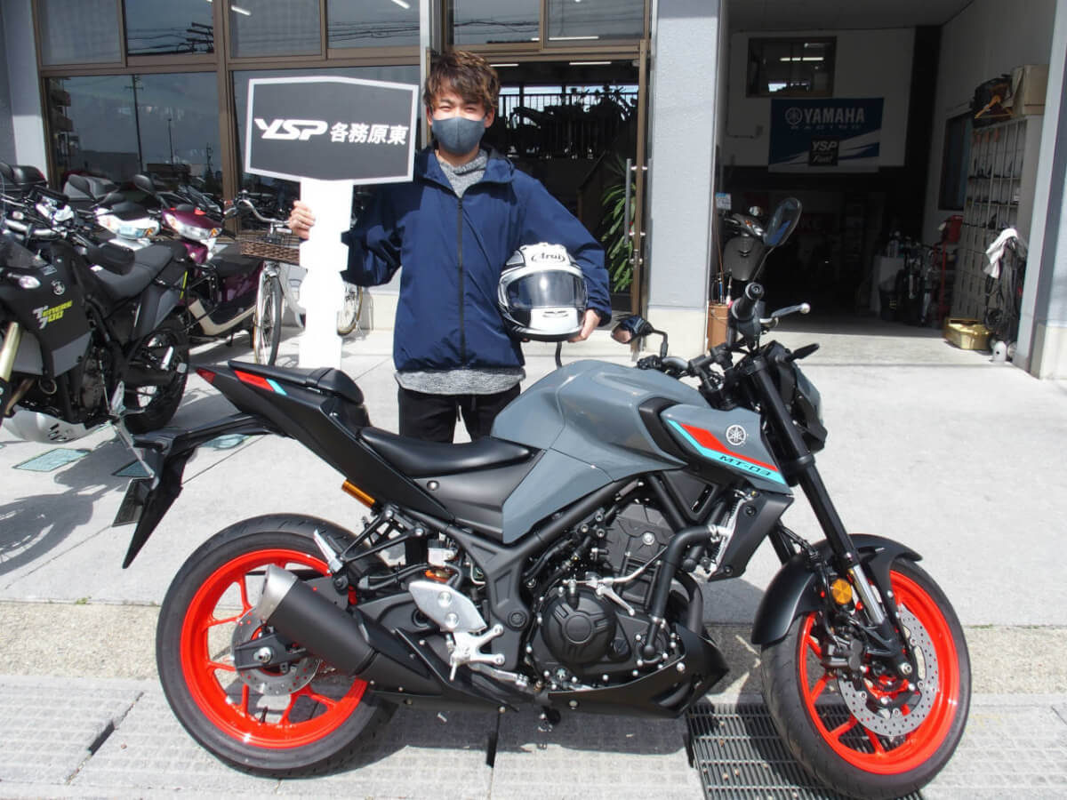 MT-03納車おめでとうございます