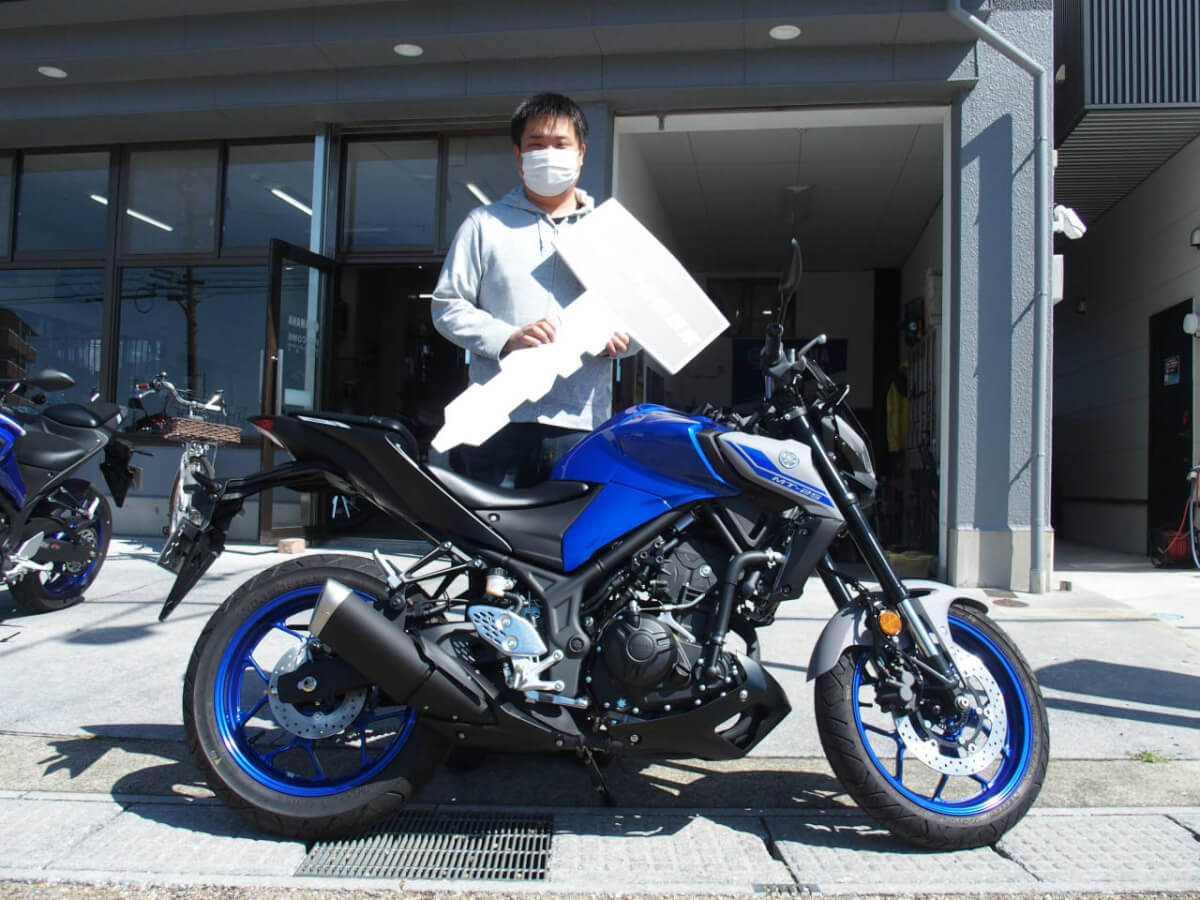 MT-25納車おめでとうございます