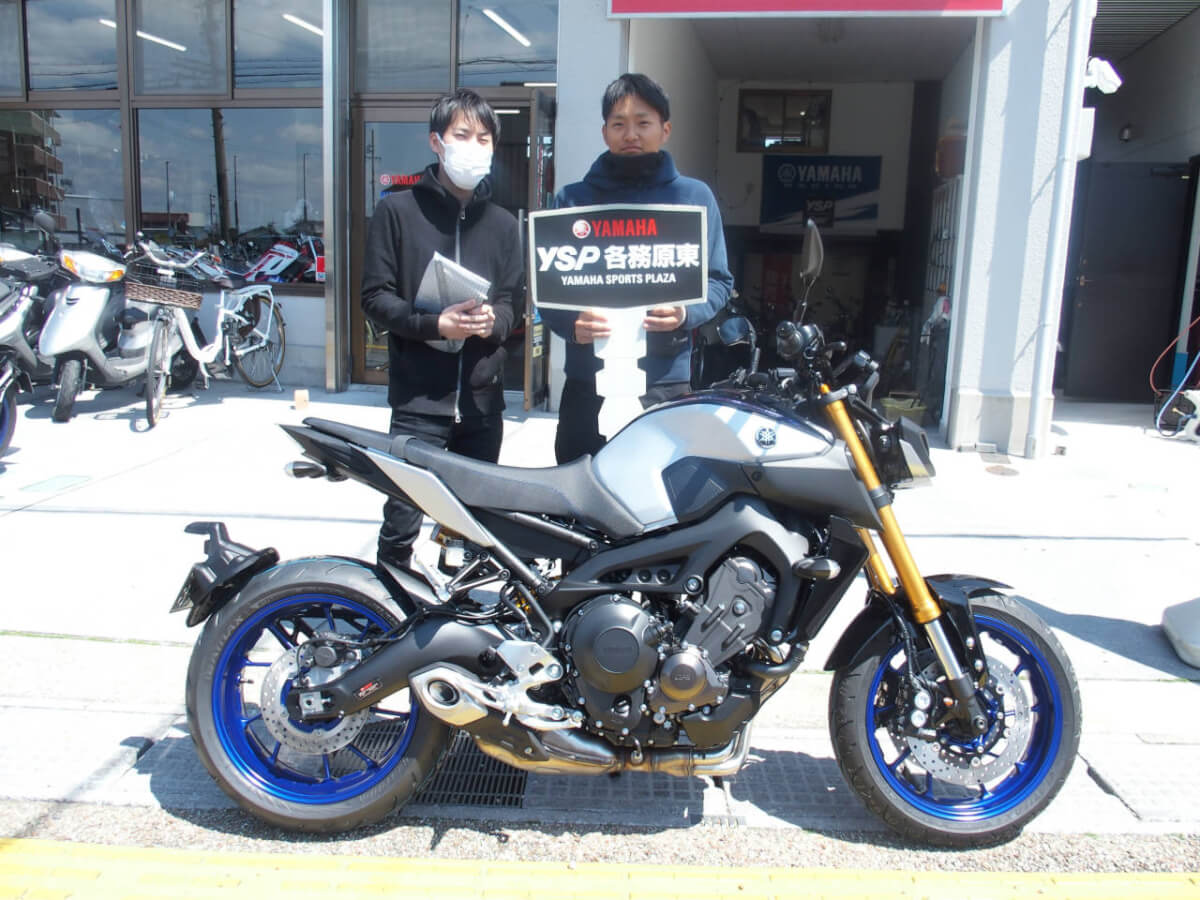 MT-09SP納車おめでとうございます