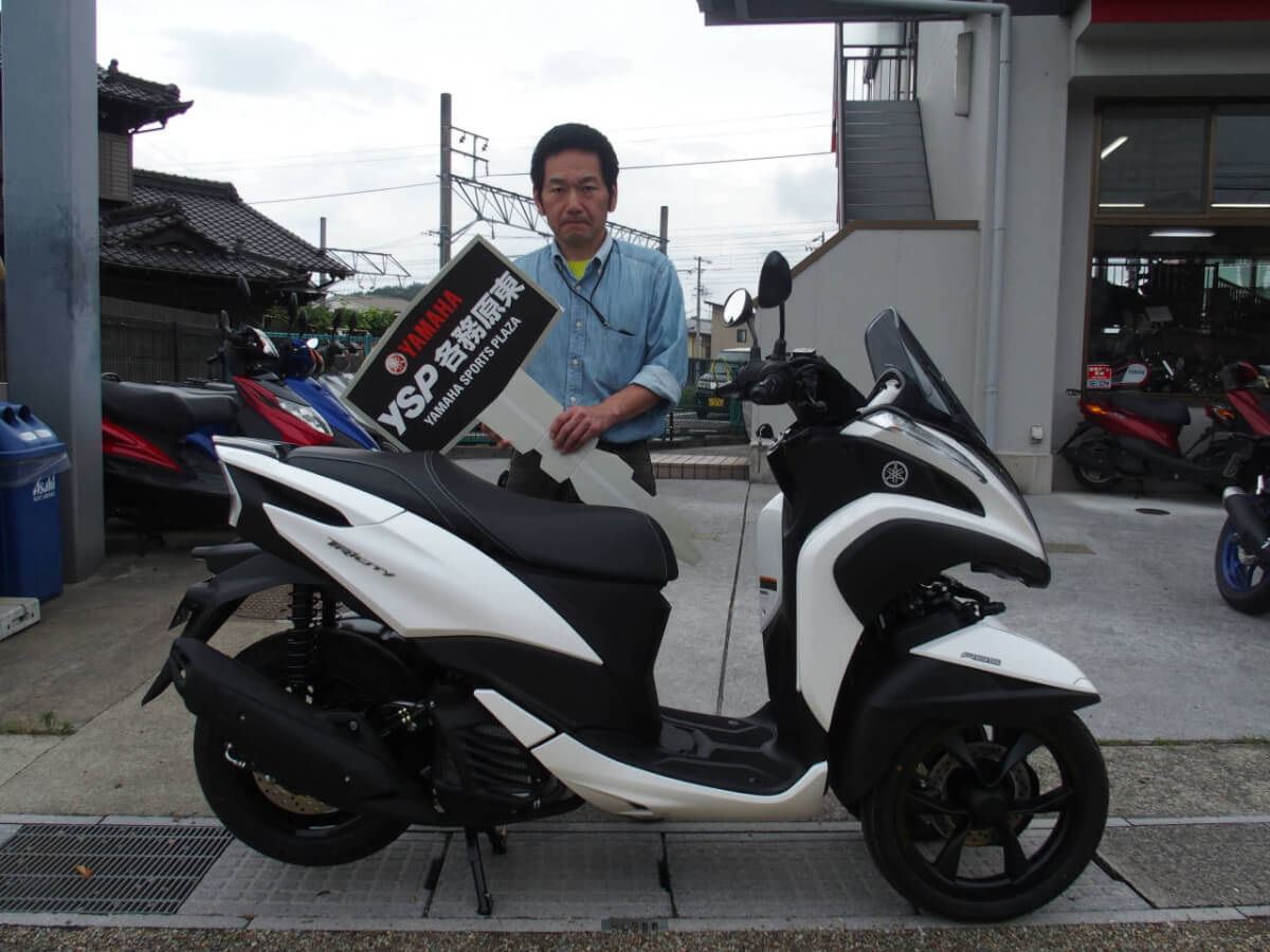トリシティ125納車おめでとうございます