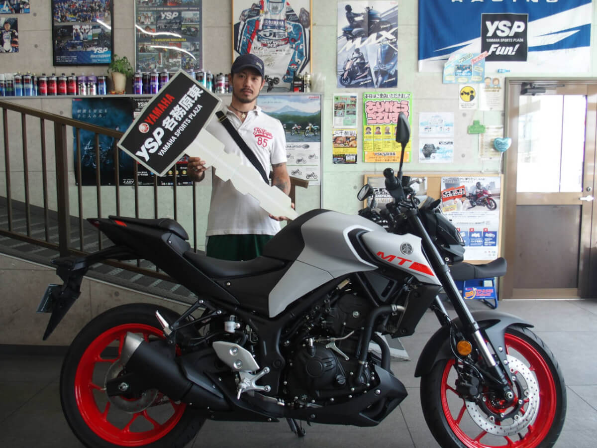 MT-03納車おめでとうございます