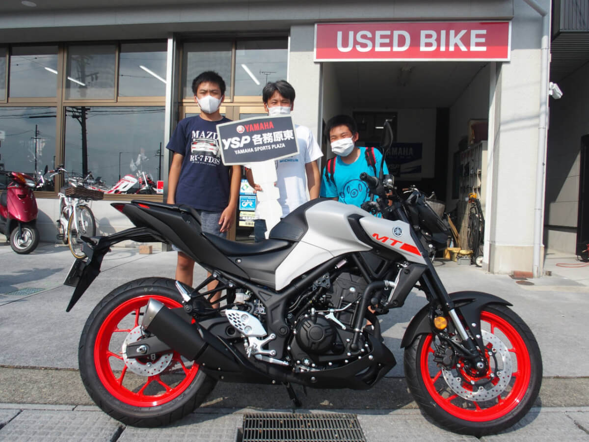 MT-25納車おめでとうございます