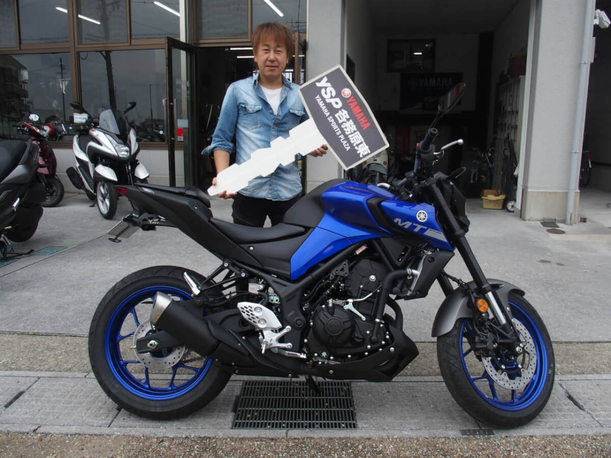 MT-25納車おめでとうございます