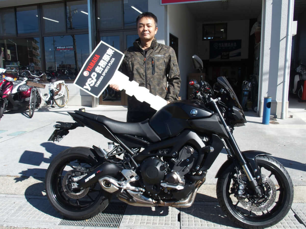 MT-09納車おめでとうございます