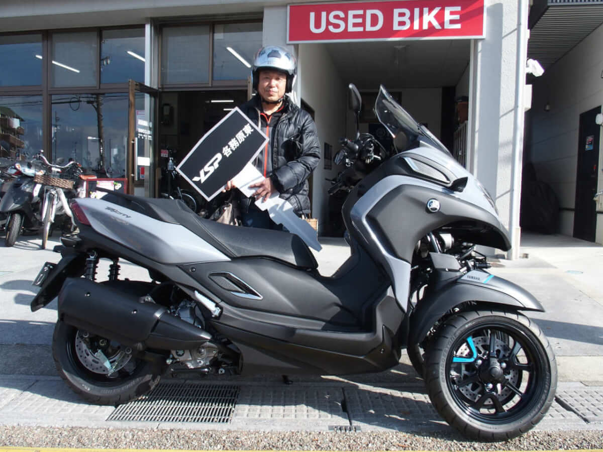 トリシティ300納車おめでとうございます