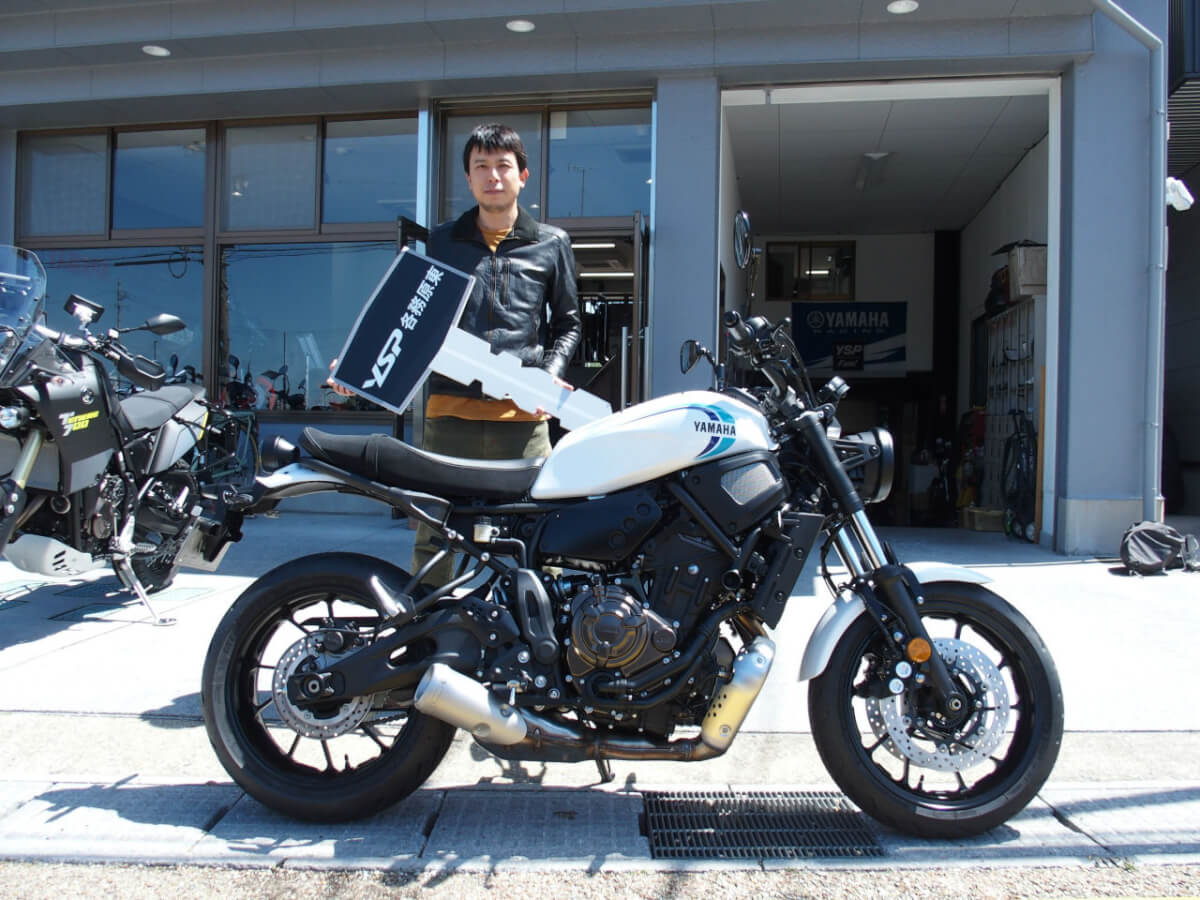 XSR700納車おめでとうございます。