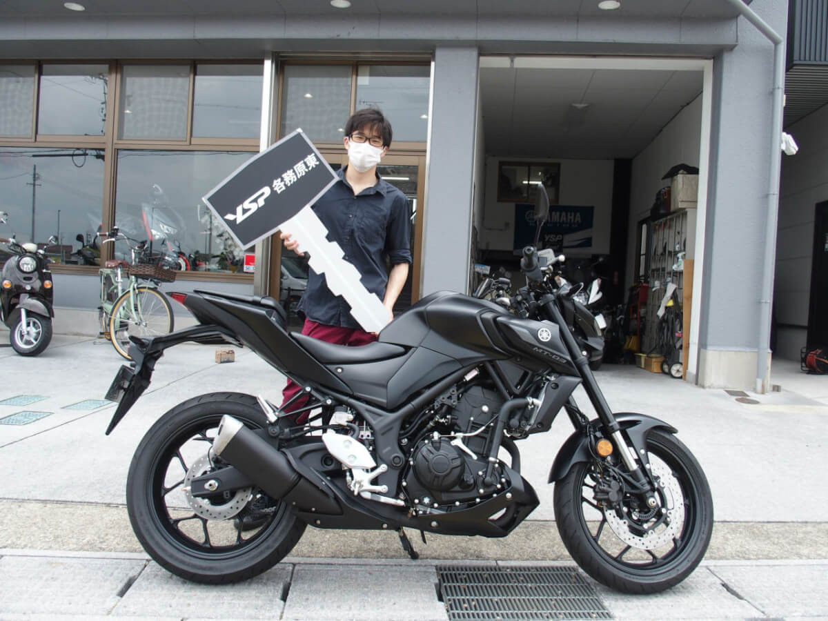 MT-03納車おめでとうございます